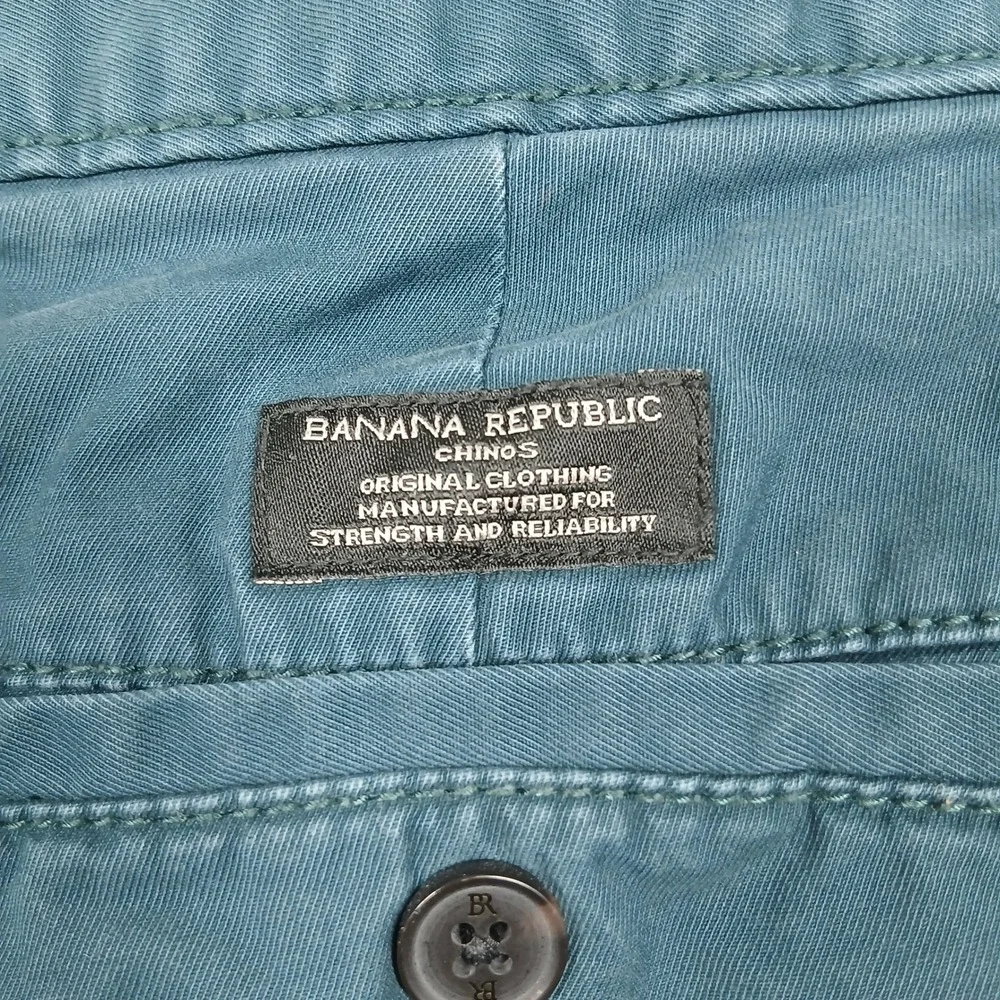 Banana Republic Chinos Men's 33x30 Blue Athletic Fit Pants‎ Casual